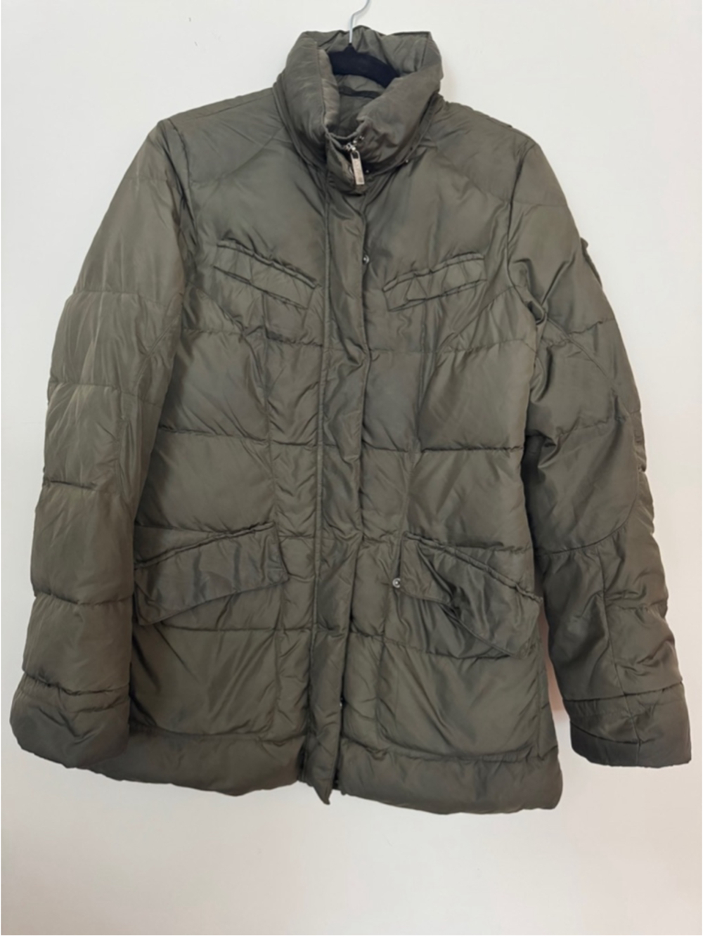 ADD Polyamide Puffer Jacket Size S Green